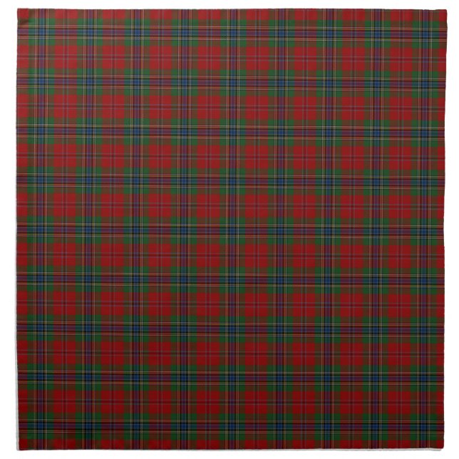 Maclean Tartan Scottish Modern MacLean of Duart Napkin (Front)
