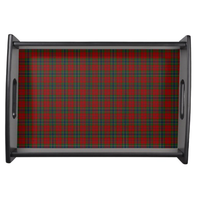 Maclean Tartan Scottish Modern MacLean of Duart Serving Tray (Front)
