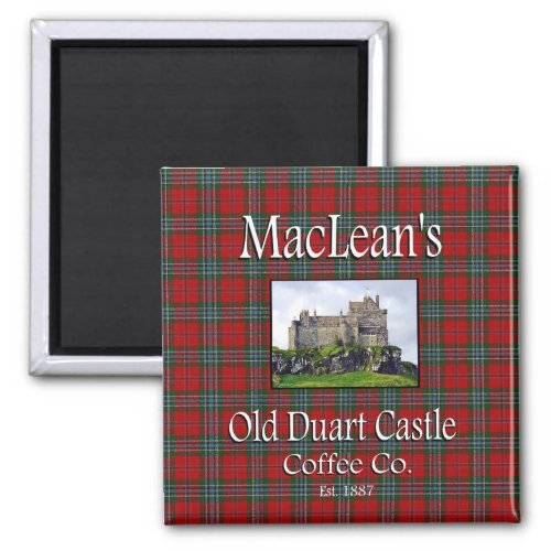 MacLeans Old Duart Castle Coffee Co Magnet