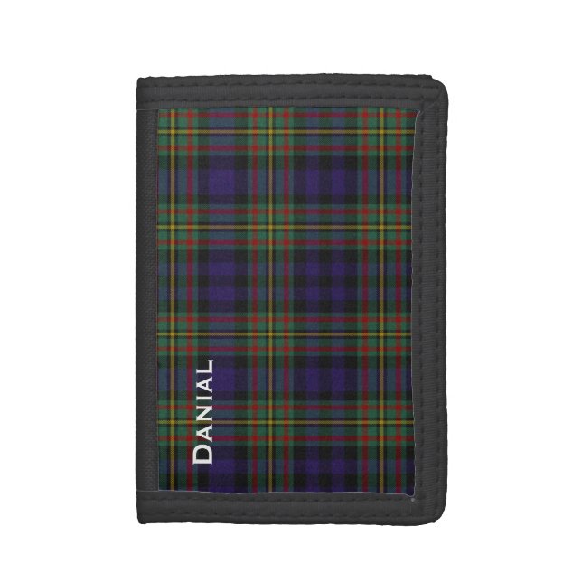 MacLellan Tartan Plaid Custom Wallet (Front Vertical)