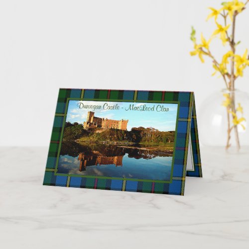 MacLeod Clan Dunvegan Castle Folded Greeting Card