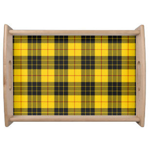 MacLeod Clan Tartan Plaid Pattern Serving Tray