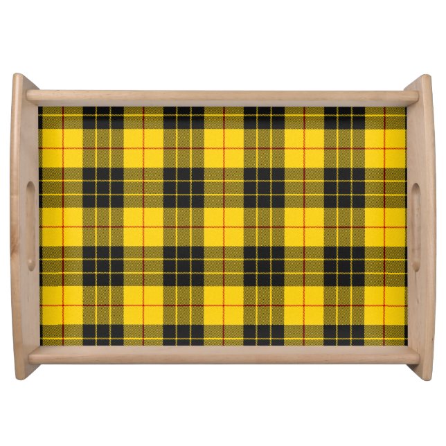 MacLeod Clan Tartan Plaid Pattern Serving Tray (Front)