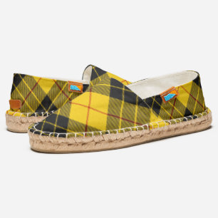 MacLeod Clan Tartan Plaid Scottish Pattern Espadrilles