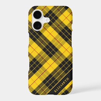 MacLeod Clan Tartan Scottish Plaid iPhone 17 Case