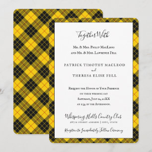 MacLeod Clan Tartan Scottish Plaid Invitation