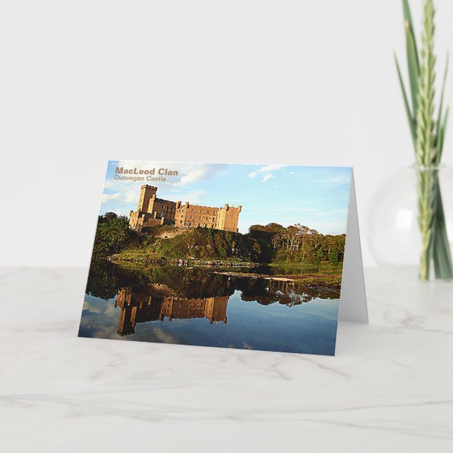 MacLeod Dunvegan Castle Return Address Note Card (Front)