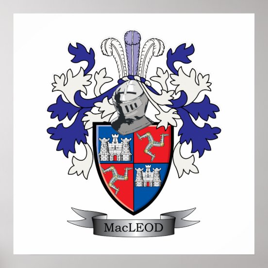 Macleod Family Crest Art & Wall Décor Zazzle