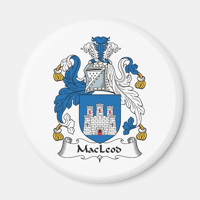 MacLeod Family Crest Magnet (Front)