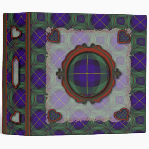 Macleod of Harris Scottish clan tartan - Plaid 3 Ring Binder