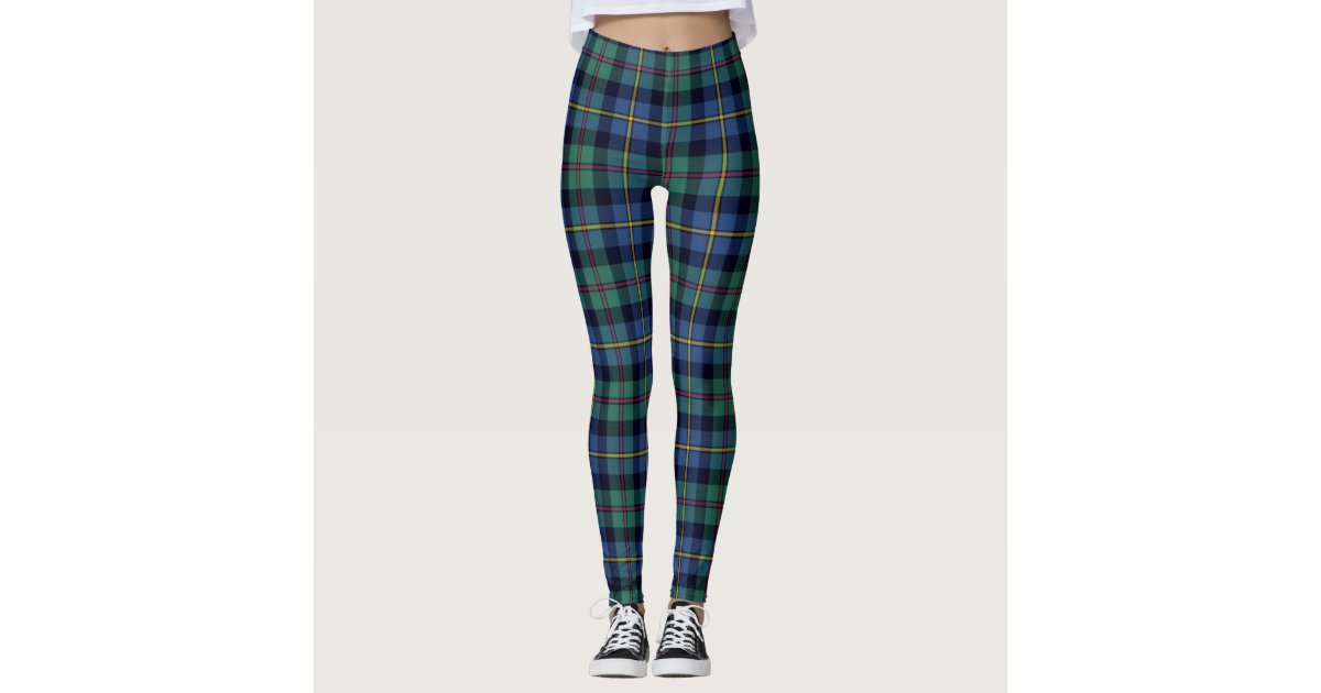 MacLeod of Harris Tartan Leggings | Zazzle