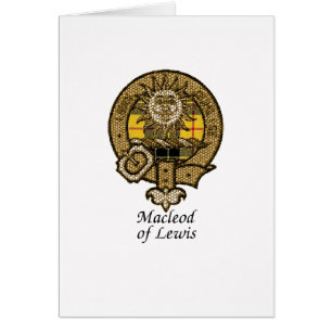 Macleod Of Lewis Clan Crest Cards