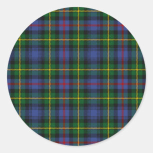 MacLeod of Skye Tartan Classic Round Sticker