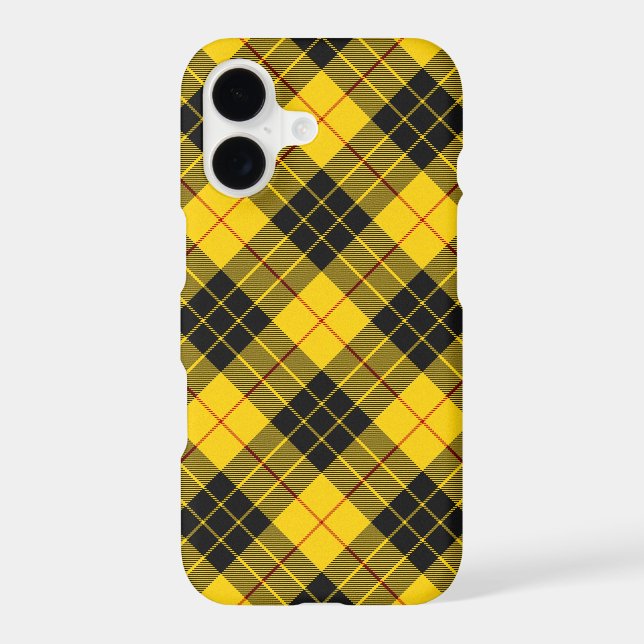 MacLeod Scottish Clan Tartan Plaid Pattern Case-Mate iPhone Case (Back)