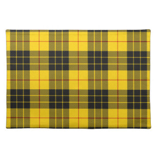 MacLeod Scottish Clan Tartan Plaid Pattern Cloth Placemat