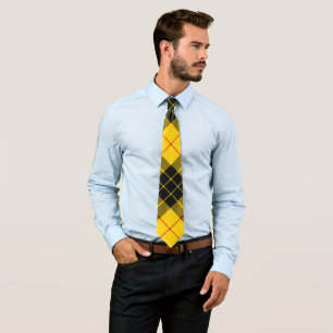 MacLeod Scottish Clan Tartan Plaid Pattern Neck Tie