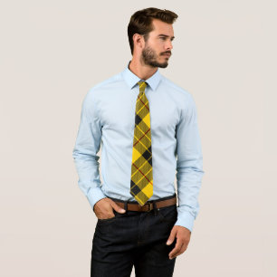 MacLeod Scottish Clan Tartan Plaid Pattern Neck Tie
