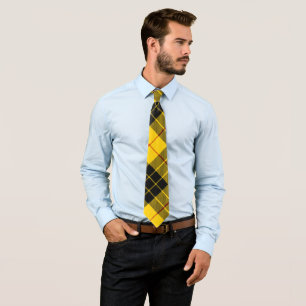 MacLeod Scottish Clan Tartan Plaid Pattern Neck Tie