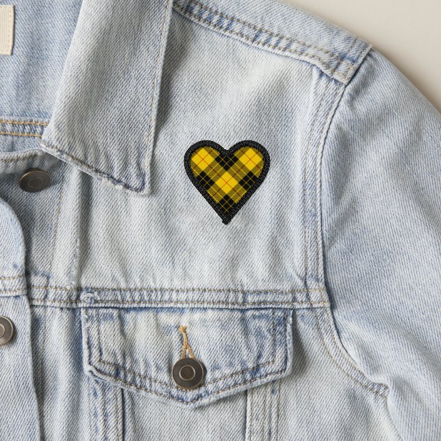 MacLeod Scottish Clan Tartan Plaid Pattern Patch (On Jacket)