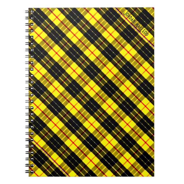 MacLeod Tartan Lewis Notebook (Front)