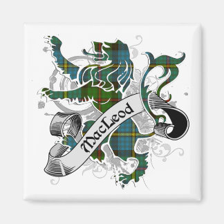 MacLeod Tartan Lion Magnet