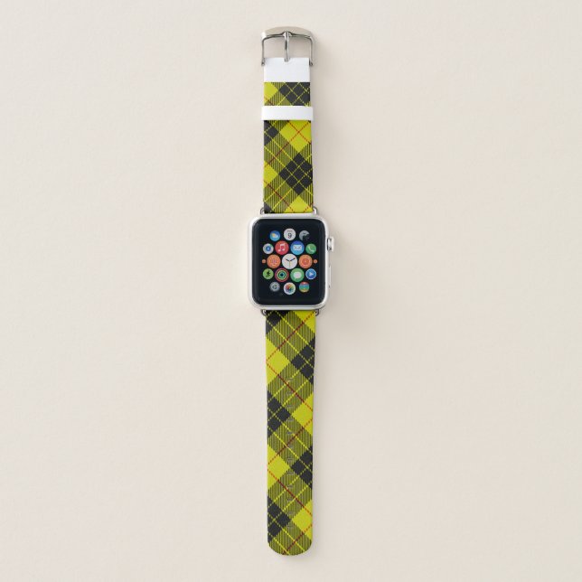 MacLeod tartan pattern Apple Watch Band (Front)