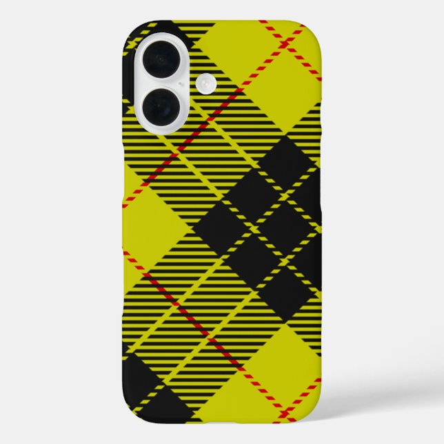MacLeod tartan pattern Case-Mate iPhone Case (Back)