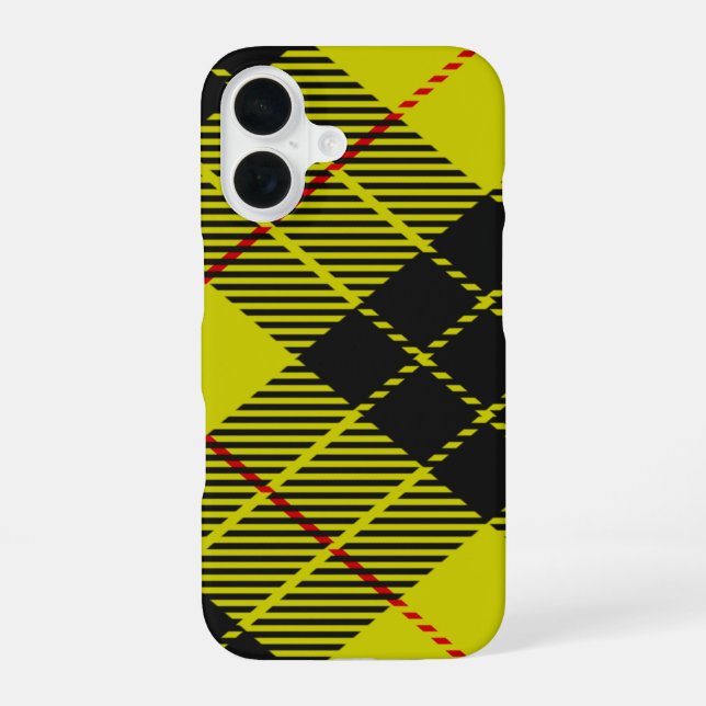 MacLeod tartan pattern Iphone Case (Back)