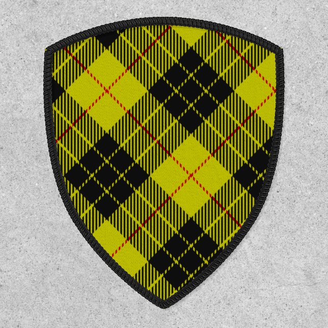 MacLeod tartan pattern Patch (Front)