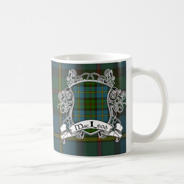 MacLeod Tartan Shield Coffee Mug (Right)