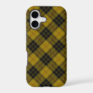 MacLeod tartan yellow black plaid iPhone 17 Case
