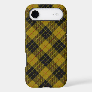 MacLeod tartan yellow black plaid iPhone 17 Air Case