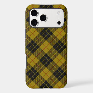 MacLeod tartan yellow black plaid iPhone 17 Pro Max Case