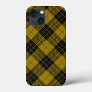 MacLeod tartan yellow black plaid iPhone 13 Mini Case