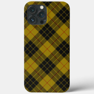 MacLeod tartan yellow black plaid iPhone 13 Pro Max Case