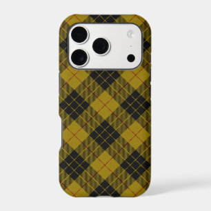 MacLeod tartan yellow black plaid iPhone 17 Pro Case