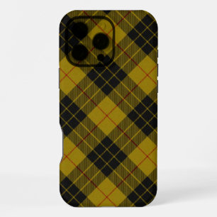 MacLeod tartan yellow black plaid iPhone 16 Pro Max Case
