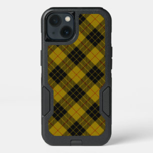 MacLeod tartan yellow black plaid iPhone 13 Case