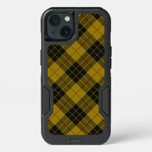 MacLeod tartan yellow black plaid iPhone 13 Case