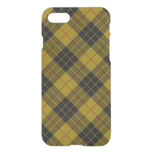 MacLeod tartan yellow black plaid iPhone SE/8/7 Case