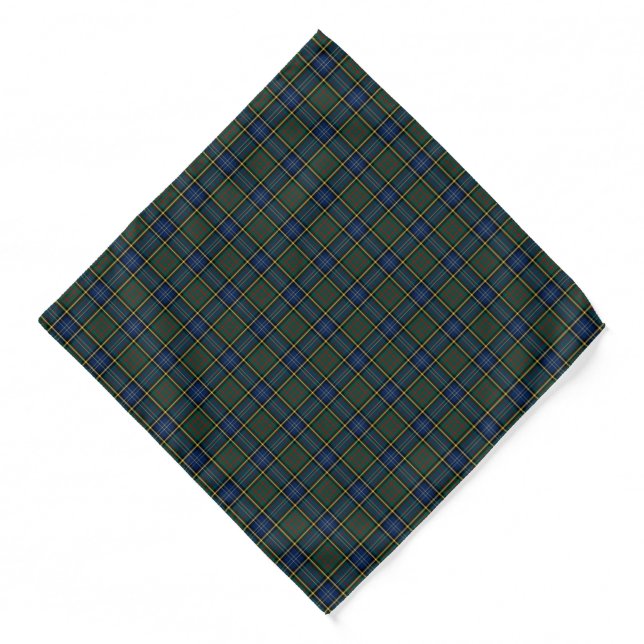 MacMillan Clan Modern Hunting Tartan Bandana (Front)