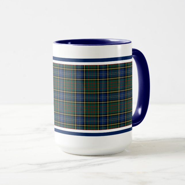 MacMillan Clan Modern Hunting Tartan Mug (Front Right)