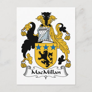 MacMillan Family Crest Postcard