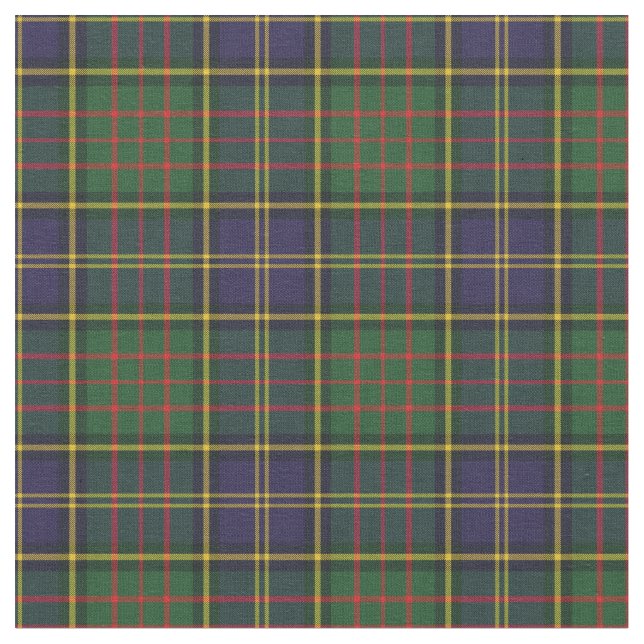 MacMillan Hunting Modern Tartan Fabric (Close Up)