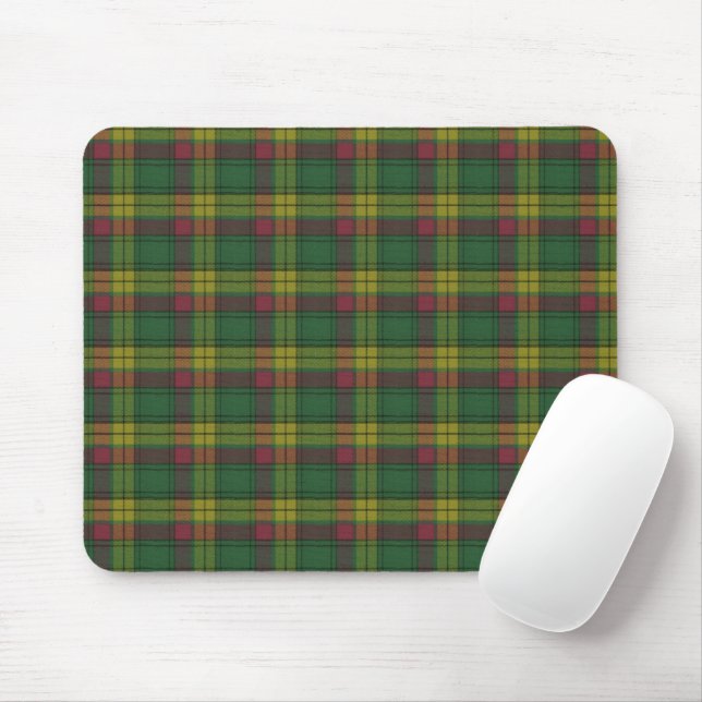 MacMillan Old Ancient Original Scottish Tartan Mouse Pad (With Mouse)