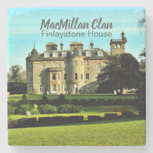 MacMillan Scottish Clan's Finlaystone House Stone Coaster