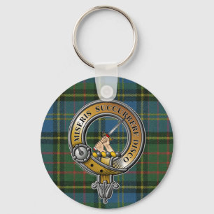 MacMillan Tartan & Badge Keychain
