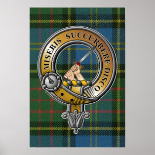 MacMillan Tartan & Badge Poster