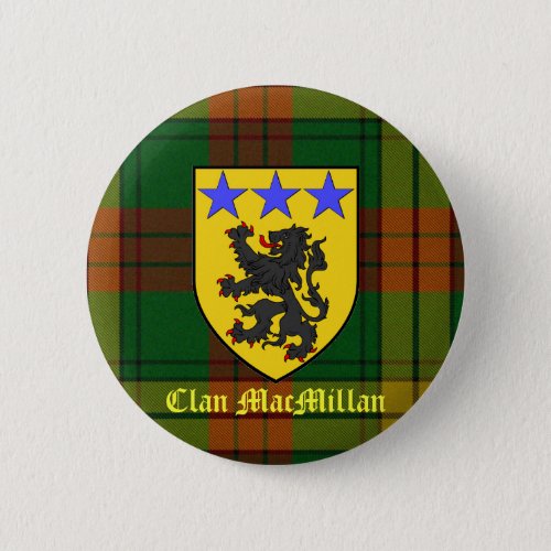 MacMillan Tartan Coat of Arms Button