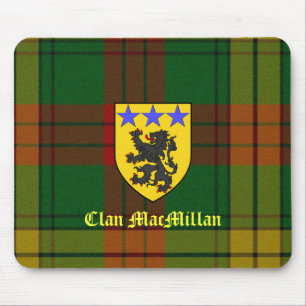 MacMillan Tartan Coat of Arms Mouse Pad